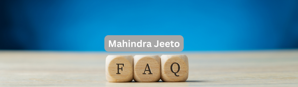 Mahindra Jeeto mileage FAQ